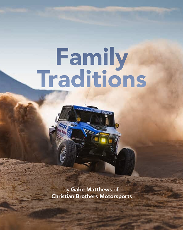 Family Traditions - Christian Brothers Motorsports