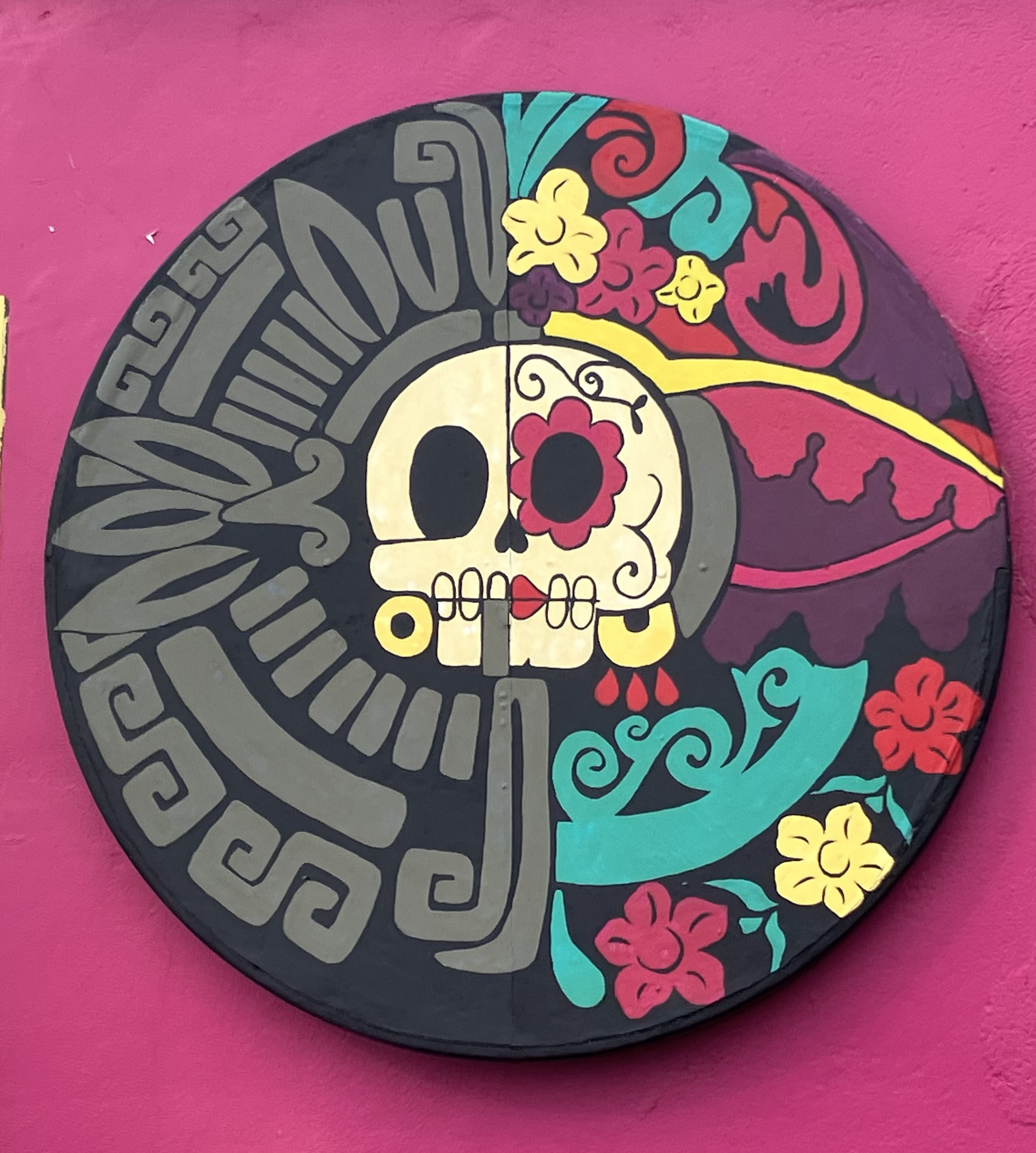 artwork at La Catrina restaurant in Rosarito