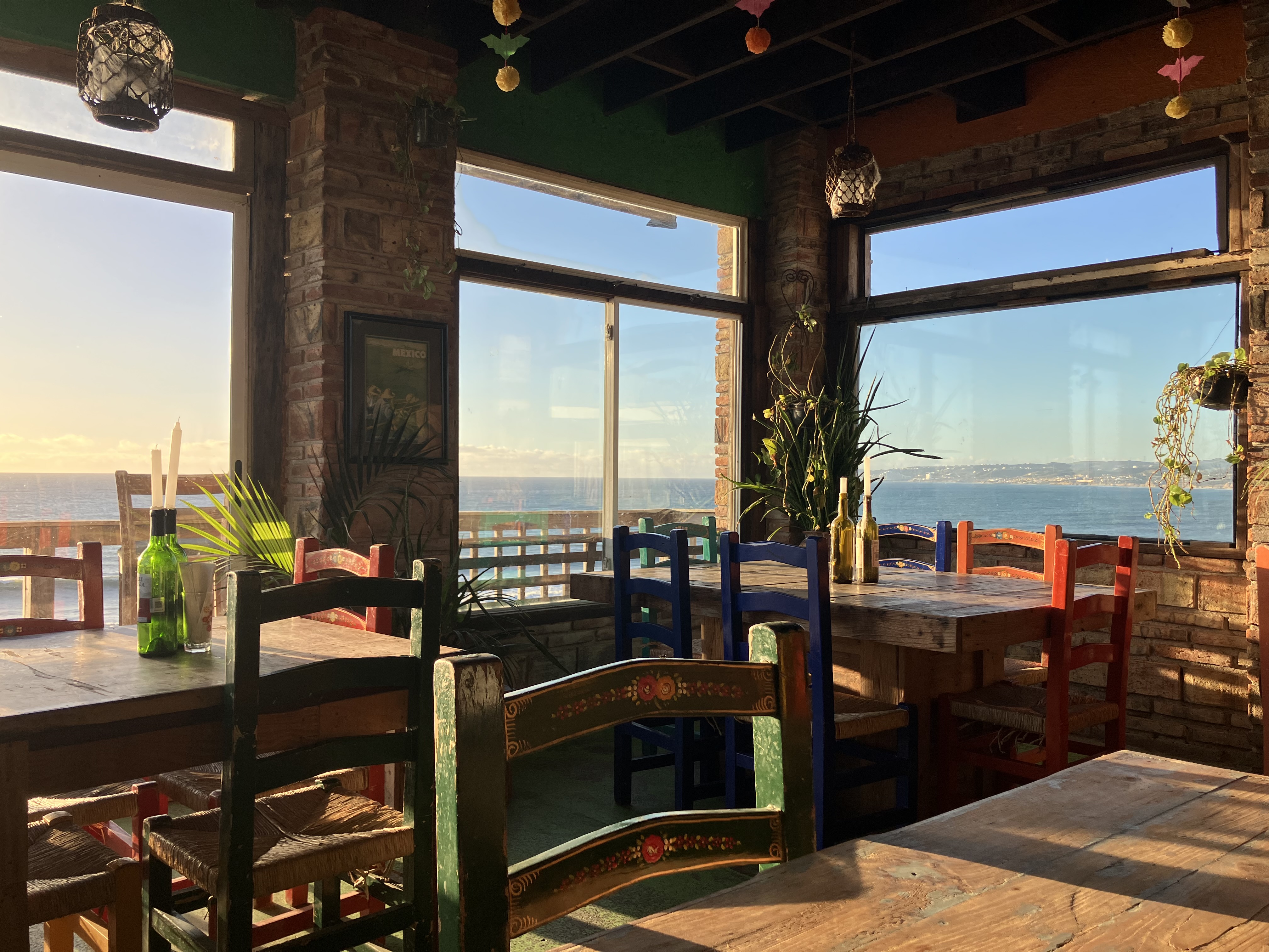 The view at La Catrina restaurant in Rosarito