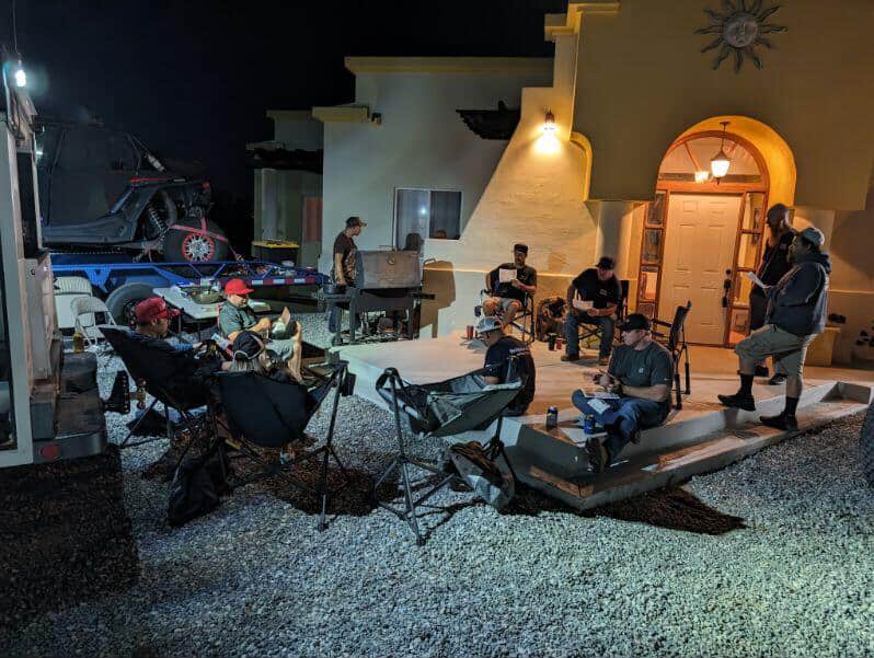 Group of friends racing the NORRA 1000