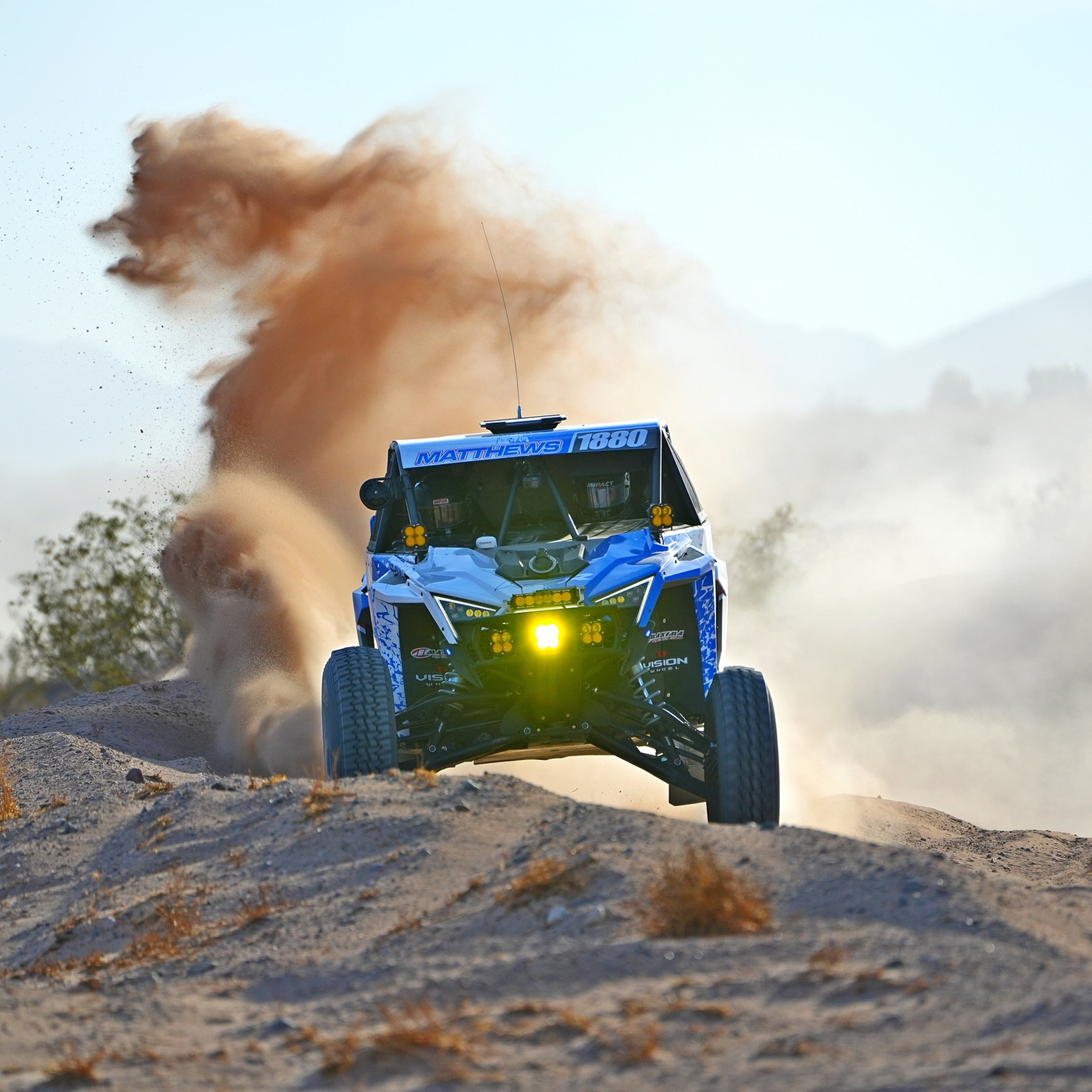 The Christian Brothers Motorsports race ATV in the Baja desert