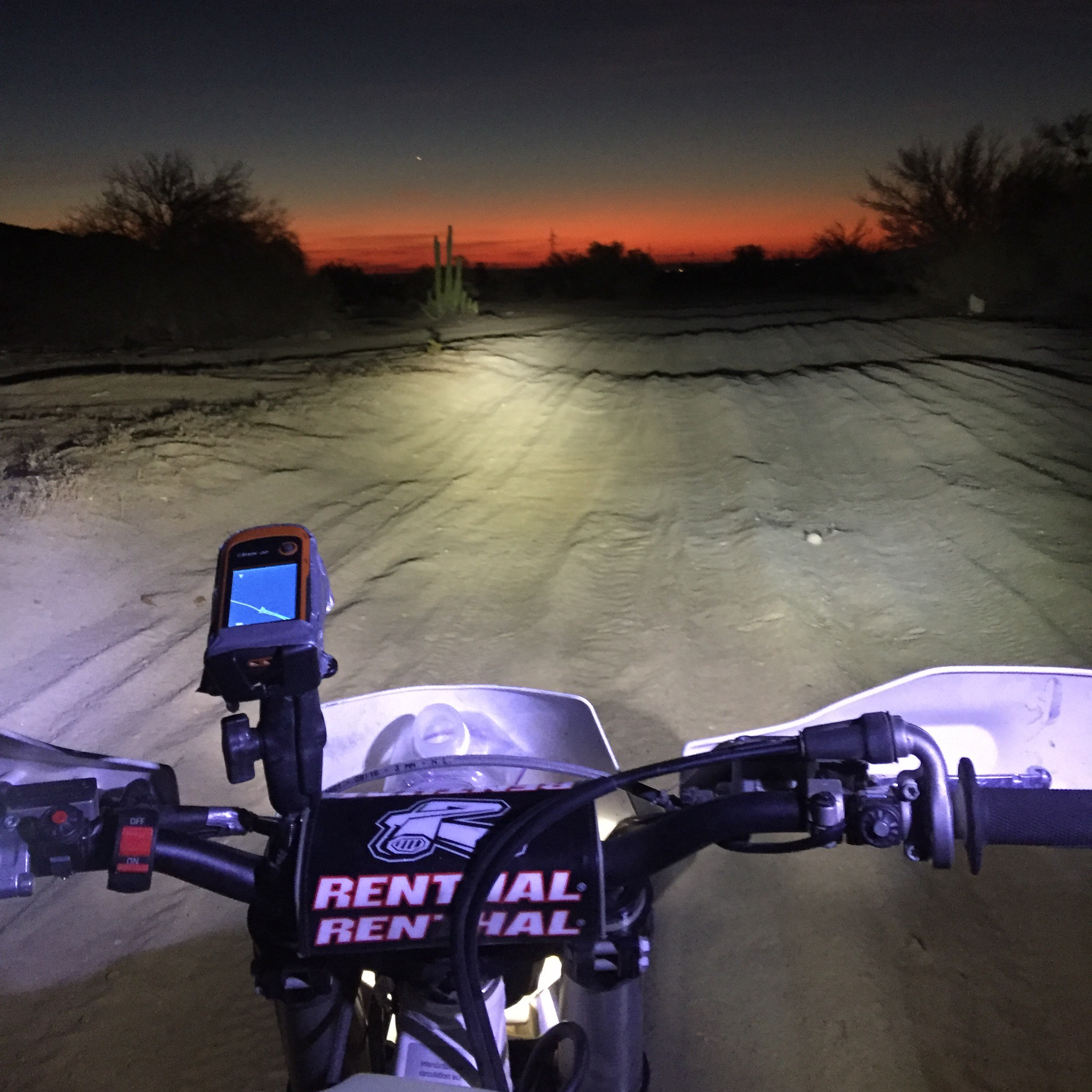 Larry Serna riding Baja