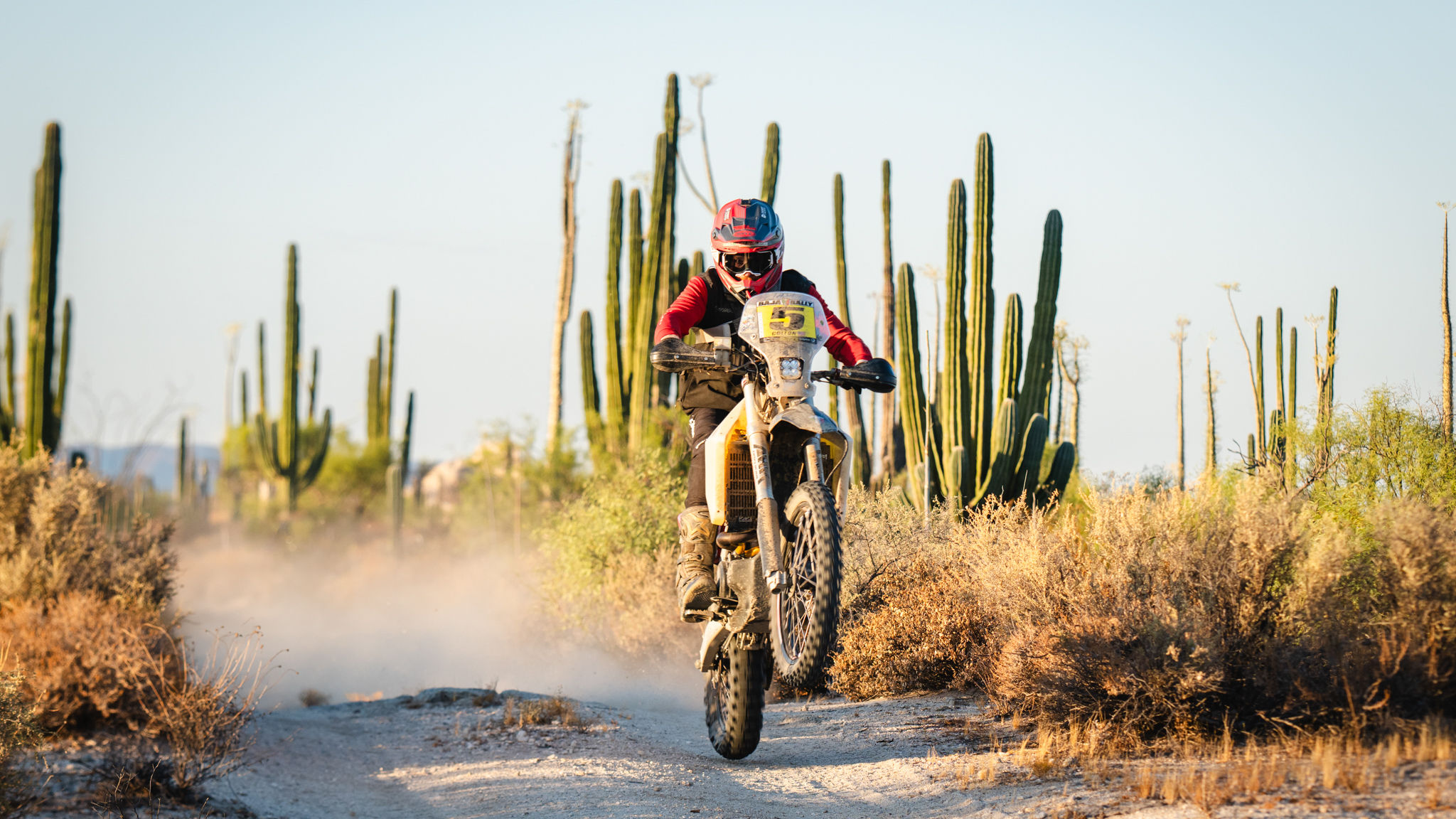 Colton Udall Motorcycling Baja