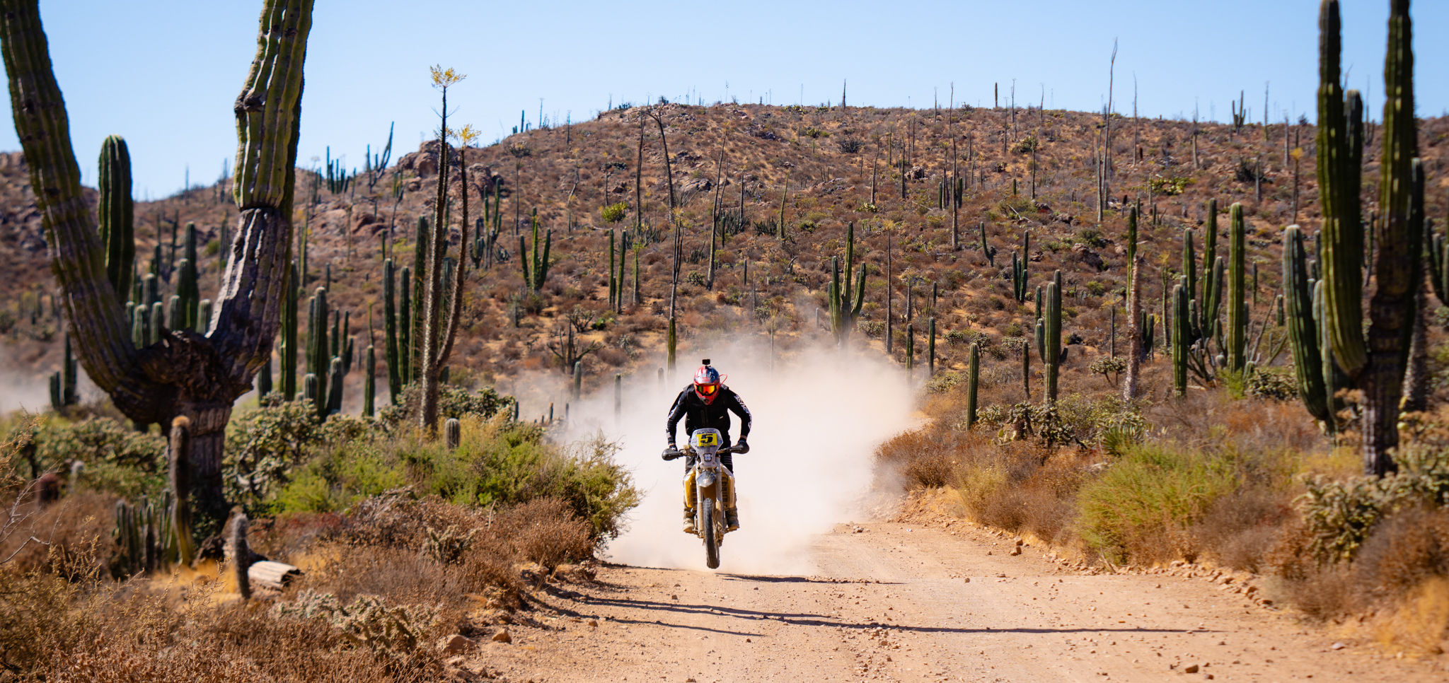 Colton Udall Motorcycling Baja