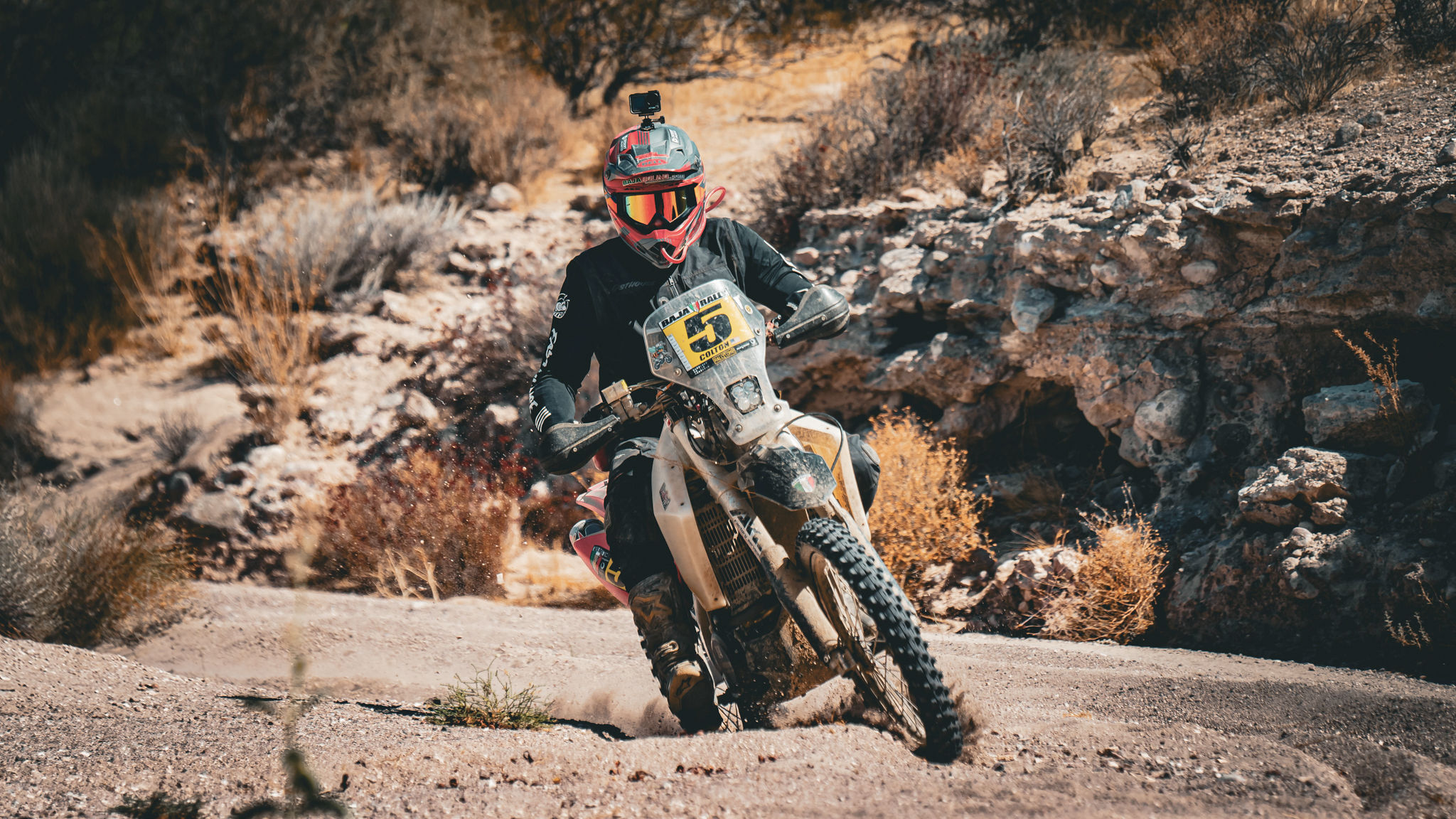 Colton Udall Motorcycling Baja
