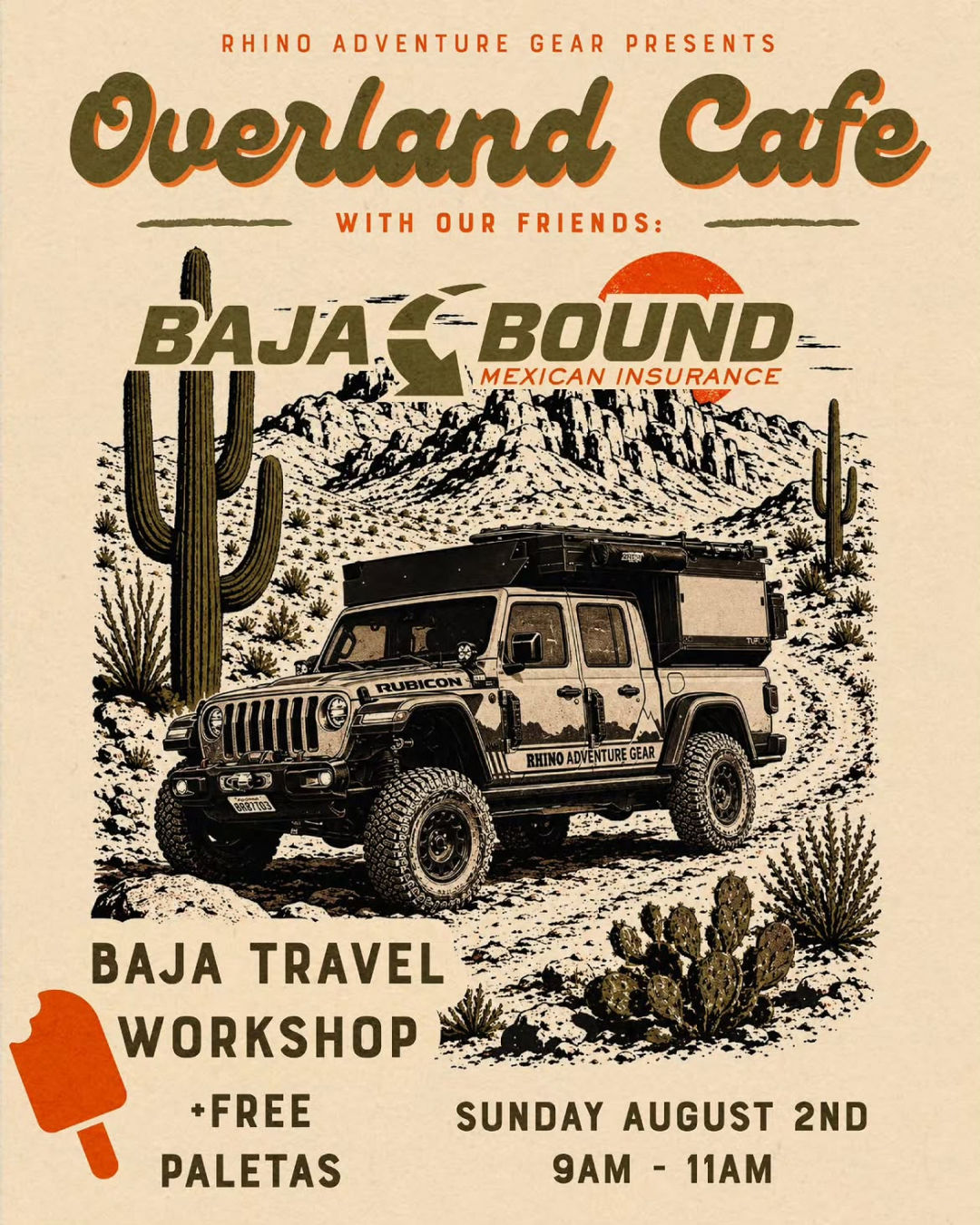 Rhino Adventure Gear Overland Cafe